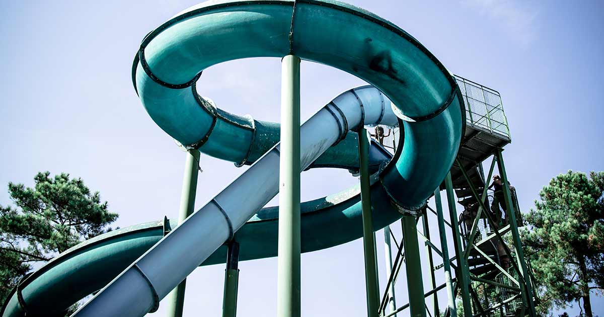 Woman stuck on waterslide sues for $400k
